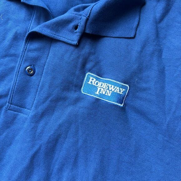 Port Authority Blue Polo, Rodeway Inn Size XL - Picture 4 of 4